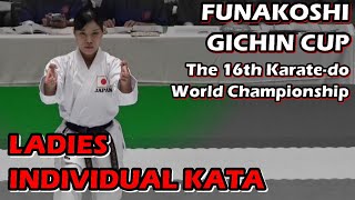 Senior Ladies Individual Kata Final  The 16th Karatedo World Championship [upl. by Gass]