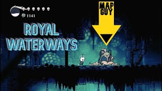 Hollow Knight Royal Waterways Map  Where is Cornifer [upl. by Bradski]