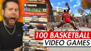 Dunking a BASKETBALL on 100 VIDEO GAMES [upl. by Rodolph]