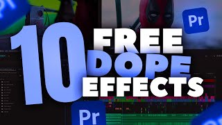 Top 10 Best Effects in Adobe Premiere Pro [upl. by Nevet]