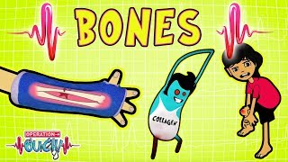 Science for kids  BREAKING BONES  Experiments for kids  Operation Ouch [upl. by Lyman653]