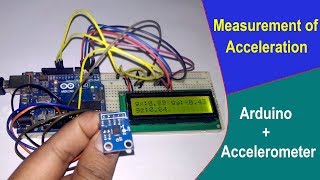 Acceleration Measurement with Accelerometer and Arduino [upl. by Ahseele]