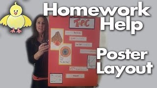 Homework Help How to Design Create and Layout a Poster Project [upl. by Cavit]