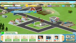 Zynga Cityville Gameplay Footage [upl. by Elbertina]