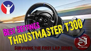 Best Force Feedback Settings Thrustmaster T300  iRacing [upl. by Llenna]