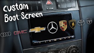 KENWOOD  HOW TO SET Custom BOOT SCREEN for Newer RECEIVERS with HD display TUTORIAL [upl. by Novaat]