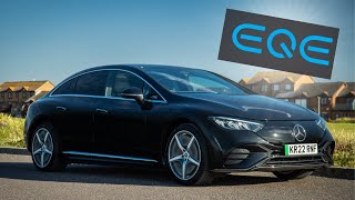 2022 Mercedes EQE Review  First Drive Impressions [upl. by Katalin]