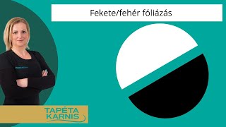 2  1 öntapadós fólia feketén fehéren [upl. by Radnaxela]