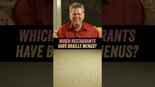 Which Restaurants Have Braille Menus [upl. by Boigie]