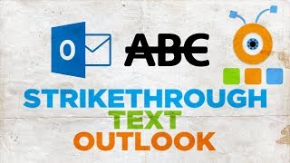 How to Strikethrough Text in Microsoft Outlook [upl. by Anaek288]