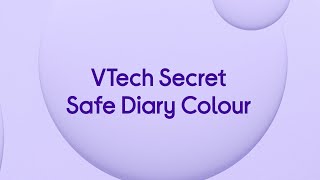 Vtech Secret Safe Diary Colour  Product Overview [upl. by Nahor]