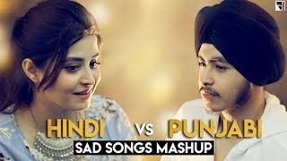 Hindi vs Punjabi Mashup Sad Version  Acoustic Singh ft DeepshikhaDevotees Insanos Records [upl. by Gnohc308]