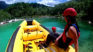 Rafting on Soča River in Bovec [upl. by Sabrina413]