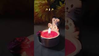 Cute candle diy🕯️diy tealightcandleholder shorts [upl. by Rosenfeld]