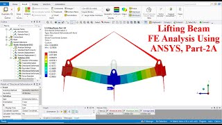 Lifting Beam Finite Element Analysis using ANSYS  Part 2 [upl. by Ralip]