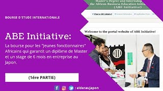 BOURSE INTERNATIONALE ABE INITIATIVE JAPON 1ERE PARTIE [upl. by Berthoud]