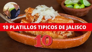 10 platillos típicos de Jalisco  Comida típica de Jalisco [upl. by Sudbury]