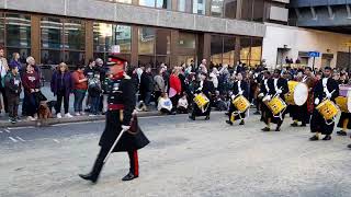 Christs Hospital School Band Lord Mayors Show 2022 [upl. by Richardo]