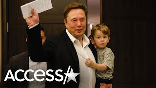 Elon Musks 2YearOld Son X Steals Spotlight At Miami Conference [upl. by Dviad632]