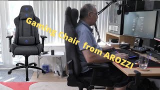 AROZZI Vernazza Soft Fabric Gaming Chair Dark Grey Review [upl. by Ho]