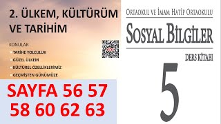 5SINIF SOSYAL BİLGİLER DERS KİTABI 2ÜNİTE SAYFA 56 57 58 60 62 63 [upl. by Ynot]