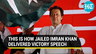 London Plan Failed Imprisoned Imran Khan Claims Victory After Nawaz Sharif  Pak Polls [upl. by Anitsirhcairam788]