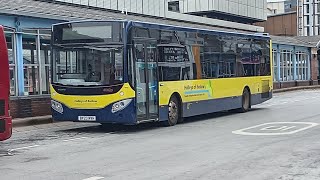 900 SUBSCRIBER SPECIALHULLEYS OF BASLOW VOLVO B8RLE MCV EVORA 9112 BV23 NVH [upl. by Cami]