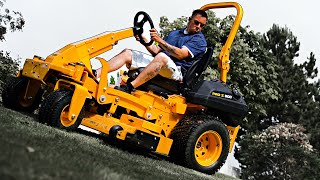 Are Steering Wheel Mowers Better For Hillsides [upl. by Luapleahcim702]