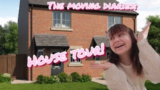 THE MOVING DIARIES EP3 HOUSE TOUR Bellway Ash [upl. by Lletniuq405]