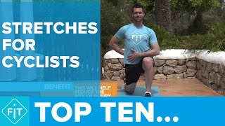 Top 10 Stretches For Cyclists [upl. by Airretnahs]