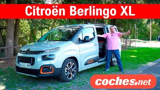 Citroën Berlingo XL  Prueba  Test  Review en español  cochesnet [upl. by Poppo]