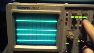 Testing out a used Tektronix 2465A [upl. by Ielirol]