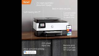 HP Officejet 8022 All in One Printer Review [upl. by Anilram]