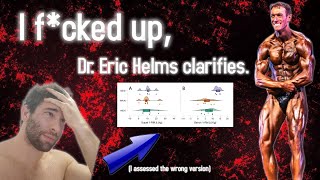 WHOOPS Eric Helms Corrects The Record On His Bulking Study Full Interview [upl. by Ladnor]