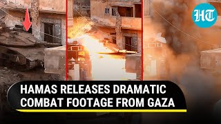 Hamas Fighters Surprise Israeli Forces In Gazas Khan Younis With PointBlank RPG Hits  Watch [upl. by Yrehc]