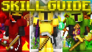 THE COMPLETE SKILL LEVELLING GUIDE  Hypixel Skyblock [upl. by Lewie]