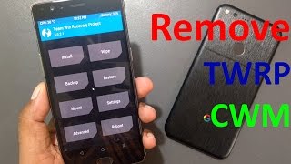 How to remove TWRP or CWM recovery amp Install stock Recovery [upl. by Mendel]