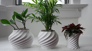 How To Design 3D PRINTED Spiral Vases  Plant Pots in Fusion 360 [upl. by Nnylrats991]