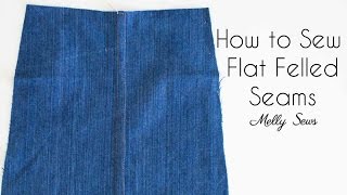 How to Sew Flat Felled Seams [upl. by Ternan239]