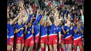 USWNT vs Canada HIGHLIGHTS  2024 SheBelieves Cup Final  April 9 2024 [upl. by Beatrisa]