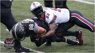 South Carolina Gamecocks vs Vanderbilt Commodores  2020 College Football Highlights [upl. by Moreville]