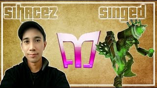 Sirhcez  Singed vs Gnar  Top Challenger [upl. by Gretchen463]