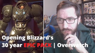 Opening Blizzards 30 year Epic Pack  Overwatch 3 gold loot boxes [upl. by Pugh74]