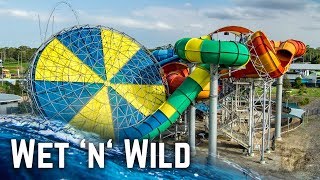 ALL WATER SLIDES at Wet n Wild Sydney GoPro [upl. by Ahsrop877]