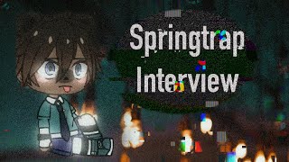 Fnaf 1 reacts to springtrap interview [upl. by Ennair]