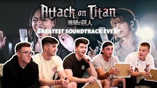 RANKINGREACTING To EVERY Track In Attack on Titan Project emU INCREDIBLE🤯 [upl. by Idette]