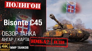 Обзор Bisonte C45 гайд тяжелый танк Италии  бронирование Bisonte оборудование  bisonte c45 перки [upl. by Xuagram88]