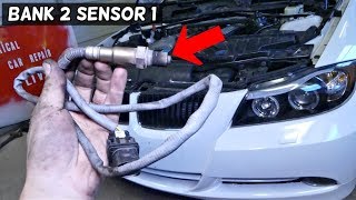 HOW TO REMOVE AND REPLACE OXYGEN SENSOR BANK 2 BMW E90 E91 E92 E93 [upl. by Rustie]