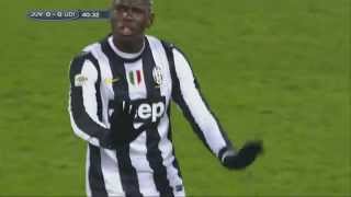 Paul Pogba Amazing Two Goals vs Udinese [upl. by Ettesoj]