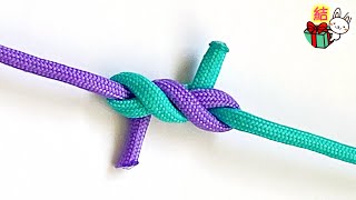 きれいな結び目、強度抜群！２本の紐やロープをしっかり繋げる結び方／ 結び方ナビ 〜 How to tie 〜 [upl. by Arhat]